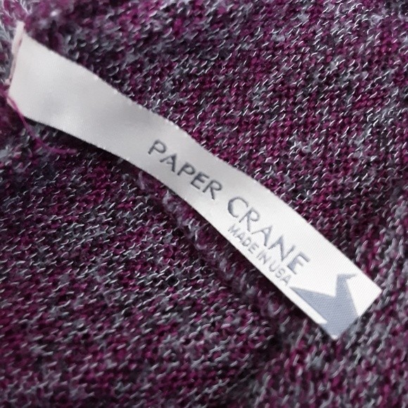 Anthropologie Paper Crane Boxy Poncho Sweater Wrap Cardigan One Size Cozy Layer - Picture 4 of 5